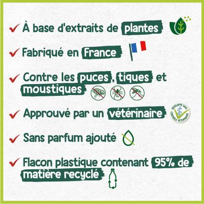 HOPI Shampooing Démêlant Anti Puces Chat&Chien - Efficace et Pratique