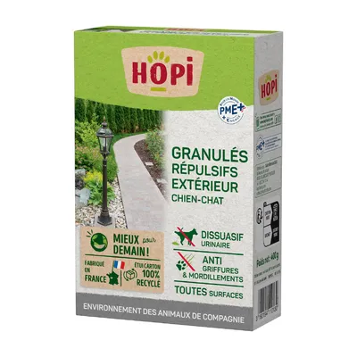 HOPI Repulsif Extérieur (x2) - Favorise l’éducation des Chatons et Chiots