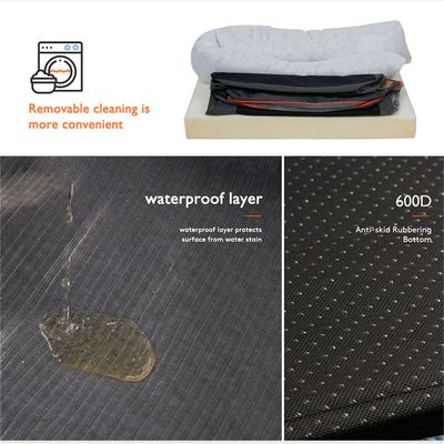 Matelas à mémoire de forme BingoPaw ‎Gris pour Chien