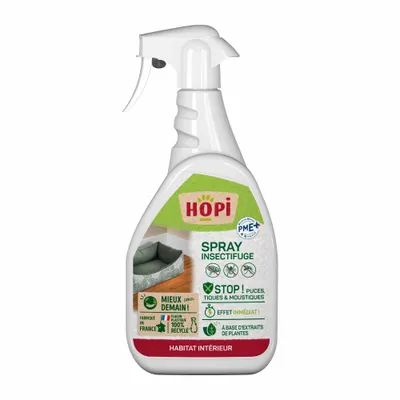 HOPI Spray Insectifuge pour la maison 500 ml - A base de Plantes