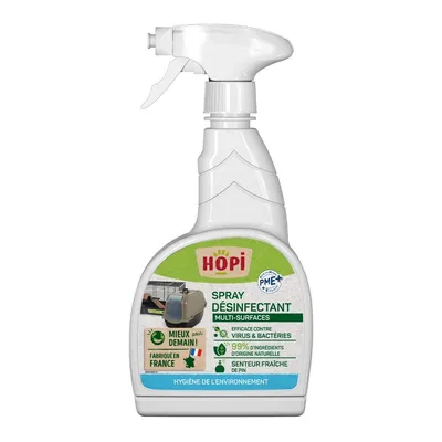 HOPI Spray Désinfectant Multifonction  750 ml - Nettoie toutes les Surfaces
