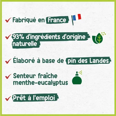 HOPI Spray Anti Odeur Animaux Domestiques-Convient à tous types de supports