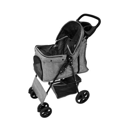 Monstershop Poussette pour Animal de Compagnie – Tartan Bleu