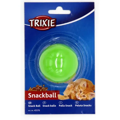 Trixie - balle a friandise ø 5 cm pour chat