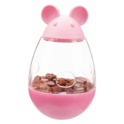un distributeur a friandise de 9 cm pour chat en forme de souris couleur al