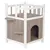 animallparadise - Maison avec balcon pour chat 45 x 65 x 45 cm pour l'extér animallparadise - Maison avec balcon pour chat 45 x 65 x 45 cm pour l'extér