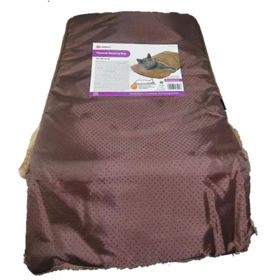 animallparadise - panier de couchage thermique 70 x 40 x 9 cm pour chat