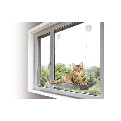 Flamingo - Lit Hamac pour chat pour grande fenêtre vitre minimum 60 cm