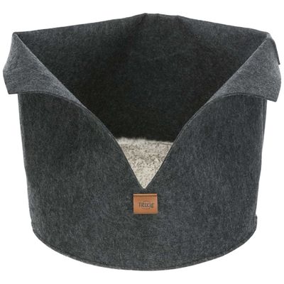 Lit pour Animaux de Compagnie Rond Feutre Panier Couchage 30/40 cm