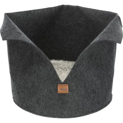 Lit pour Animaux de Compagnie Rond Feutre Panier Couchage 30/40 cm