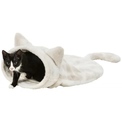 animallparadise - Sac douillet 34×23×55cm, blanc cassé pour chat animallparadise - Sac douillet 34×23×55cm, blanc cassé pour chat