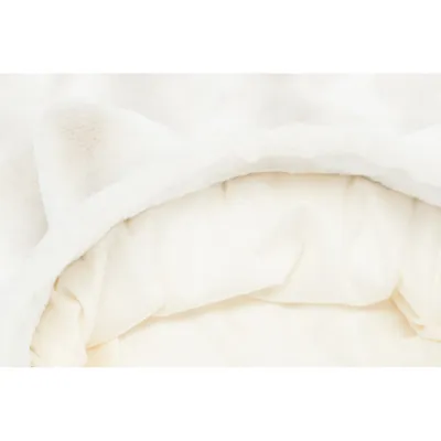 animallparadise - Sac douillet  34×23×55cm, blanc cassé pour chat