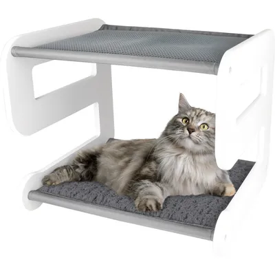 Lit hamac superposé 48 x 39,5 x 40 cm, pour chat.