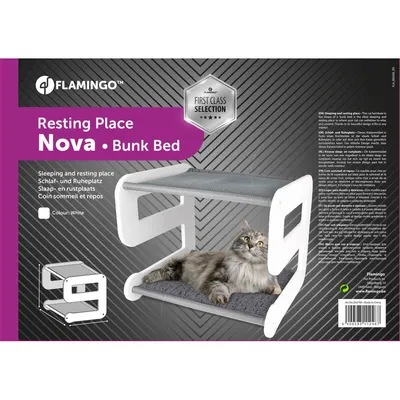Lit hamac superposé 48 x 39,5 x 40 cm, pour chat.