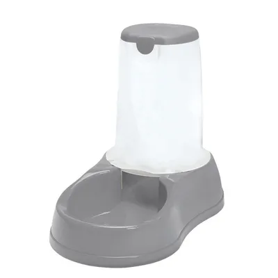 Stefanplast - Distributeur de croquettes 1.5 kg, gris en plastique, pour ch