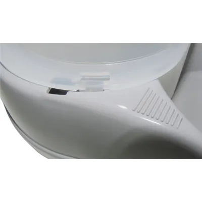 Stefanplast - Distributeur d'eau 1.5 litres, gris en plastique, pour chien