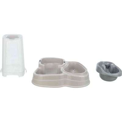 Trixie - Distributeur d'eau et de nourriture 1.5 kg pour chat ou chien