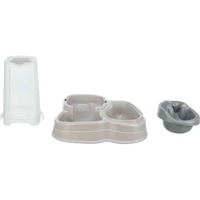 Trixie - Distributeur d'eau et de nourriture 1.5 kg pour chat ou chien