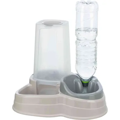 Trixie - Distributeur d'eau et de nourriture 1.5 kg pour chat ou chien