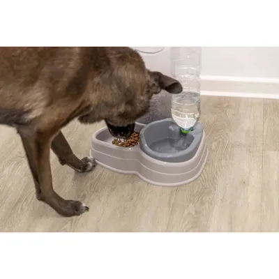 Trixie - Distributeur d'eau et de nourriture 1.5 kg pour chat ou chien