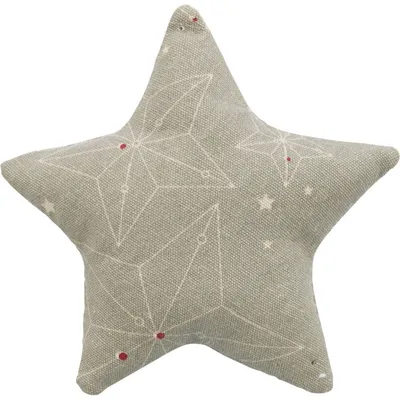 Coussin étoile noël à la catnip 10 cm x 3 cm jouet pour chat