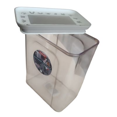 Boite à friandises hermétique taupe 2.2 litres pour chien ou chat