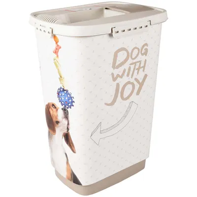 animallparadise - Boite à croquettes 23.3 Litres june pour nourriture chien