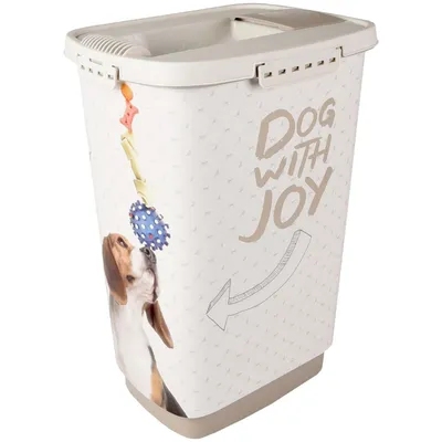 animallparadise - Boite à croquettes 23.3 Litres june pour nourriture chien