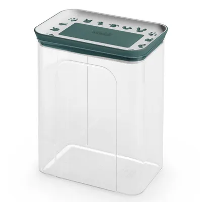 Boite à friandises hermétique verte 2.2 litres pour chien ou chat