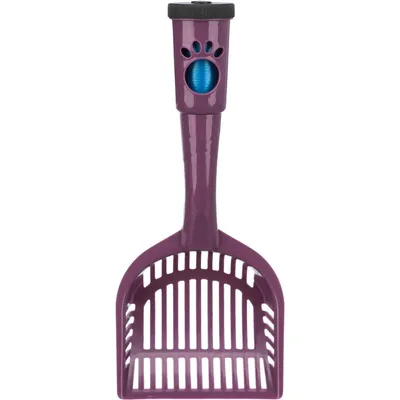 Trixie - Pelle à litière avec sacs à crottes M 28 cm - couleur aléatoire.