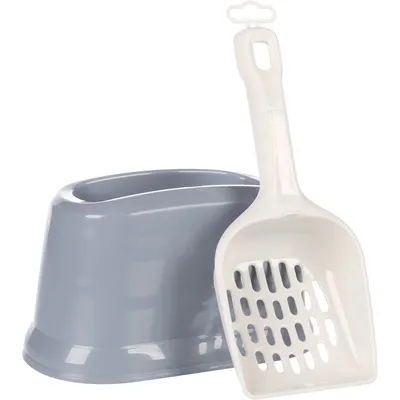 Flamingo - Support et Pelle à litière pour chat