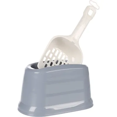 Flamingo - Support et Pelle à litière pour chat