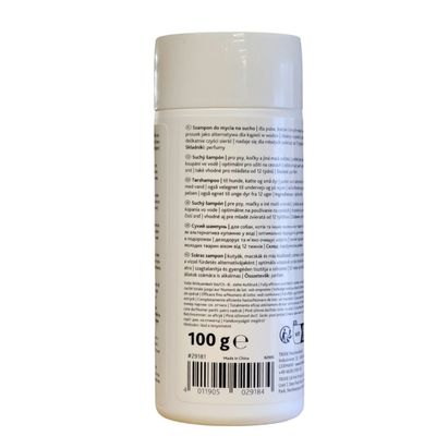 Shampoing sec poudre 100g pour chien, chat