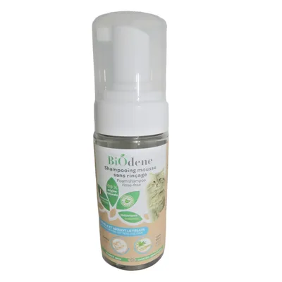 Shampooing mousse sans rinçage 125 ml, pour chats