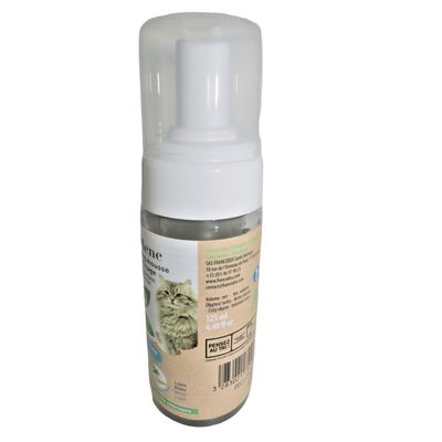 Shampooing mousse sans rinçage 125 ml, pour chats