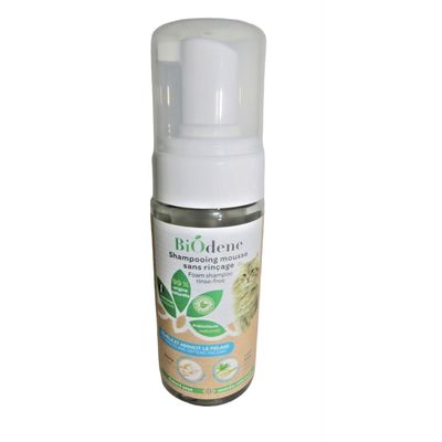 Shampooing mousse sans rinçage 125 ml, pour chats