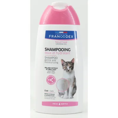 Shampoing Doux et Hydratant  250 ml Pour Chats