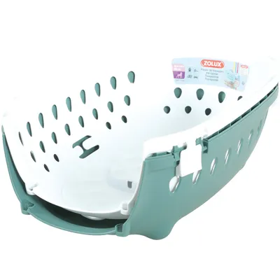 Cage de transport Smart chic verte max 6 kg pour petit chien et chat Cage de transport Smart chic verte max 6 kg pour petit chien et chat