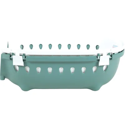 Cage de transport Smart chic verte max 6 kg pour petit chien et chat Cage de transport Smart chic verte max 6 kg pour petit chien et chat
