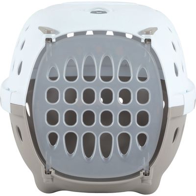 Cage de transport Smart chic Taupe max 6 kg pour petit chien et chat