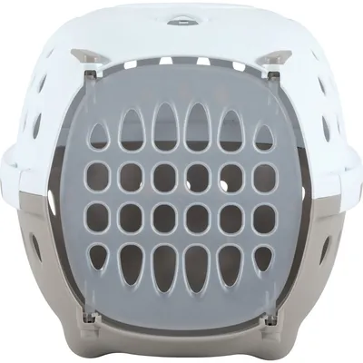 Cage de transport Smart chic Taupe max 6 kg pour petit chien et chat