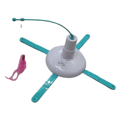 jouet rotatif avec plumeau cat player2 ø 48 x 34.5 cm pour chat