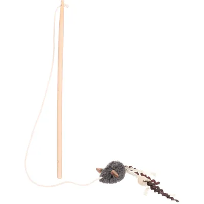 1 Canne à pêche SUAVA 20 cm jouet pour chat couleur aléatoire