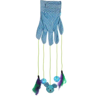 Gant avec jouets  55 cm x 3.8 cm pour chat