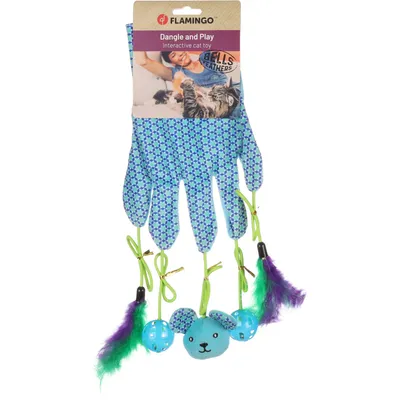 Gant avec jouets  55 cm x 3.8 cm pour chat