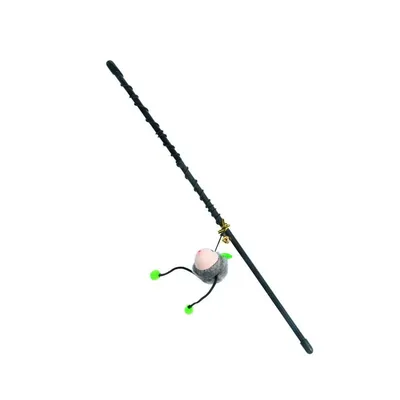 animallparadise - 1 Canne à pêche  Mishka souris avec grelot  jouet pour ch