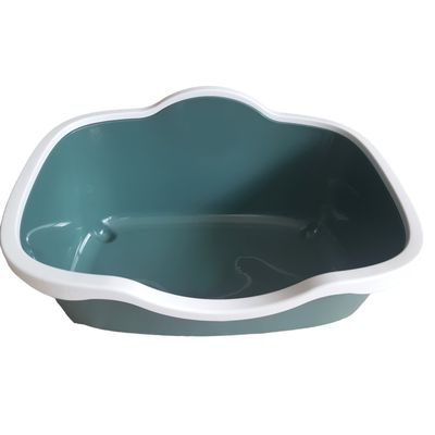 animallparadise - Bac à litière allongé vert 59 x 39x 27 cm pour chat