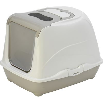 Maison de toilette LOKI Beige classic M 38 x 50 x 37 cm pour chat
