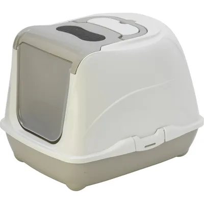 Flamingo - Maison de toilette LOKI Beige classic M 38 x 50 x 37 cm pour cha