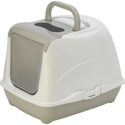Maison de toilette LOKI Beige classic M 38 x 50 x 37 cm pour chat